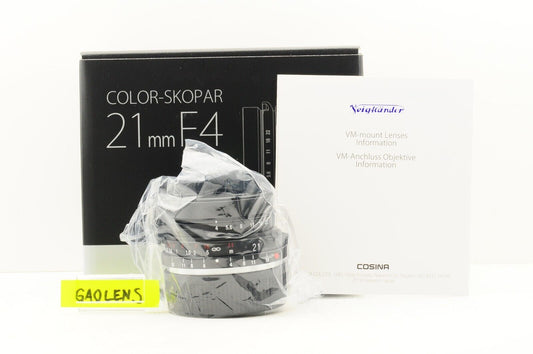 【Rank : S】Color-Skopar 21mm F/4 P MF Wide Angle Lens VM for Leica M Mount